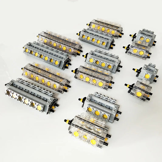 LEGO Engine Building Kits (2cyl-V8)